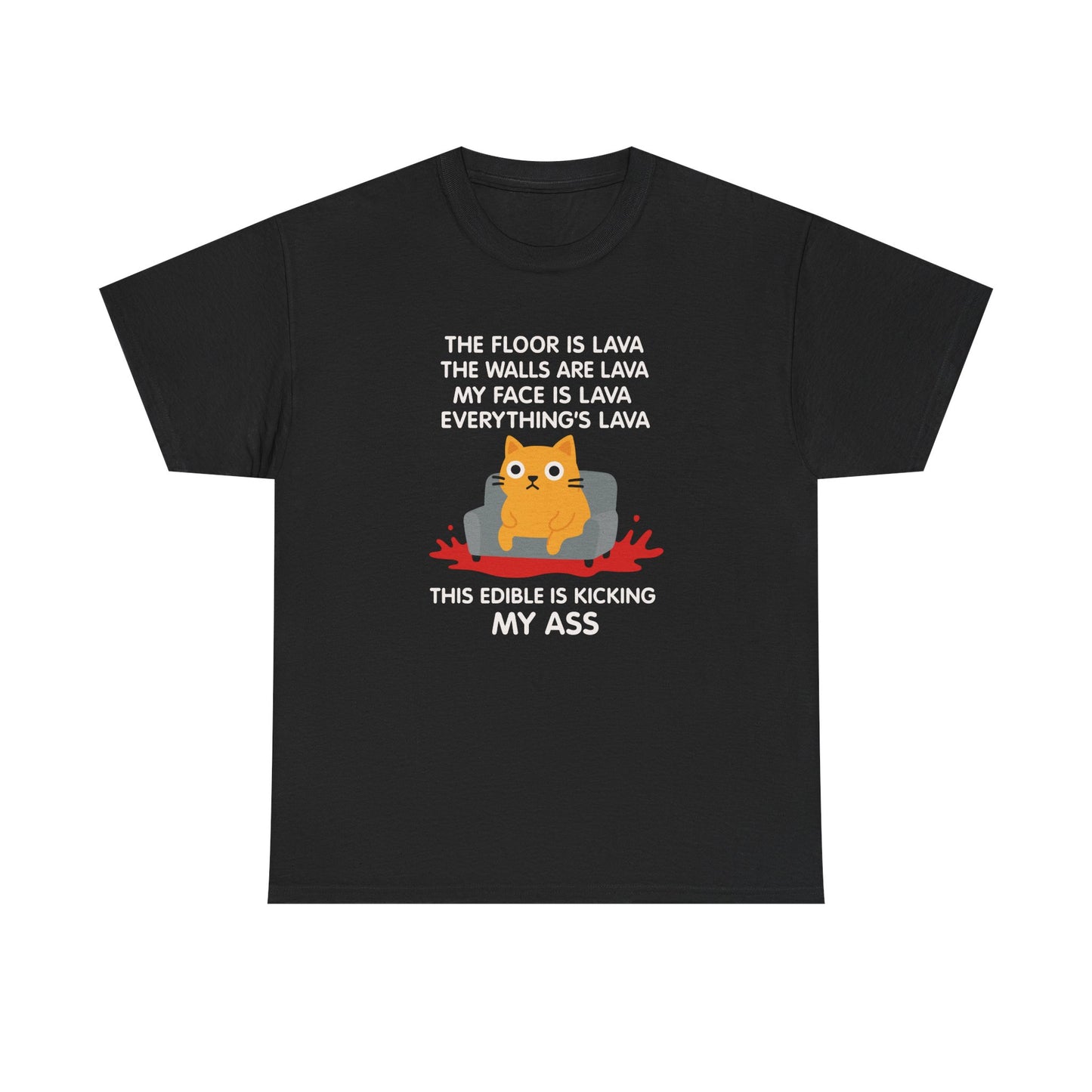 Cat Floor Is Lava Edible Shirt